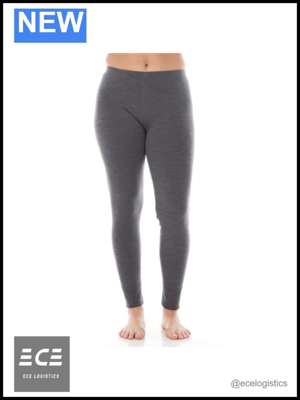 100% Merino Wool Base Layer Thermal Bottoms Midweight Leggings
